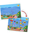 Djeco Set of Puffy Stickers - Summertime - Small Gifts For Little Ones - from 3 years Stickers & Stamps Sets