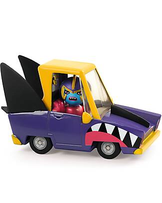 Djeco Shark Car - Shark N'Go - Crazy motors - in Metal Wooden Toy Cars, Trains & Trucks