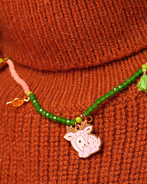 Djeco Sylvia Beaded Necklace - Forest Collection - 3+ Years Necklaces