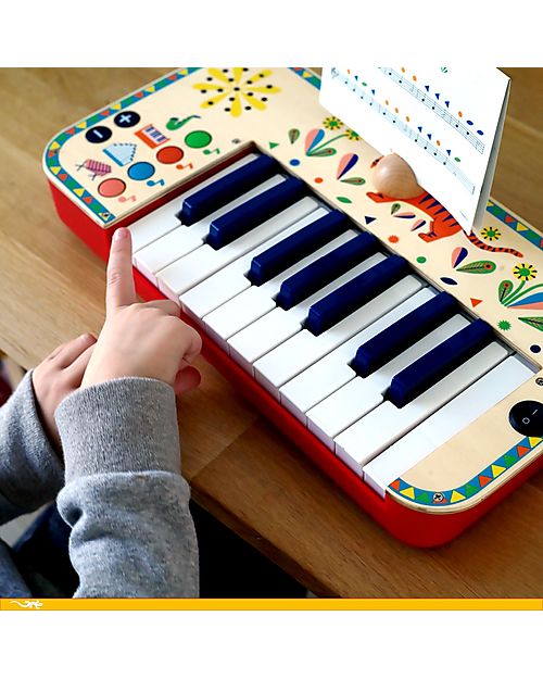 Djeco Synthesizer Animambo - piano + organ + saxophone + vibraphone Musical Instruments