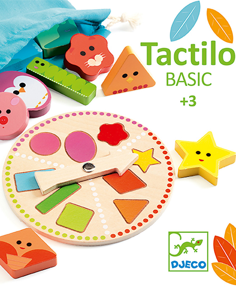 Djeco Tactile Recognition Game Tactilo Basic - Find the Shape unisex  (bambini)