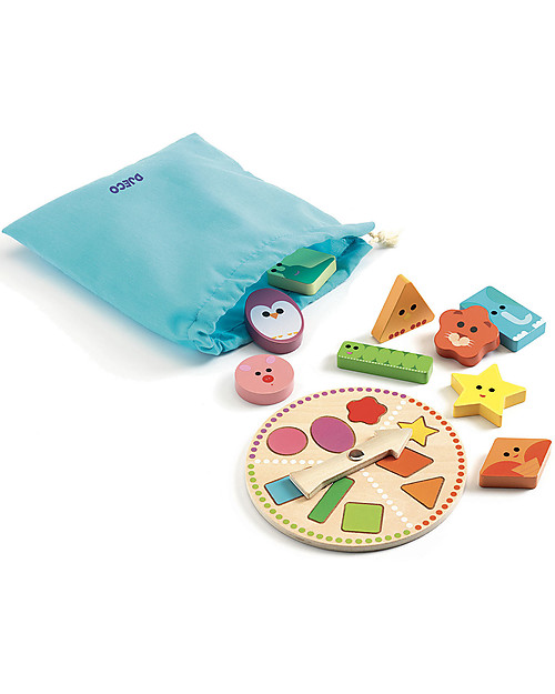 Djeco Tactile Recognition Game Tactilo Basic - Find the Shape Montessori Toys