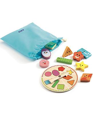 Djeco Tactile Recognition Game Tactilo Basic - Find the Shape Montessori Toys
