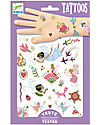 Djeco Temporary Tattoos Fairy Friends - Dermatologically Tested Children's Tattoos