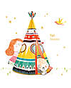 Djeco Tipi Tent, Colorful - 110 x 164 cm Tepees & Tents