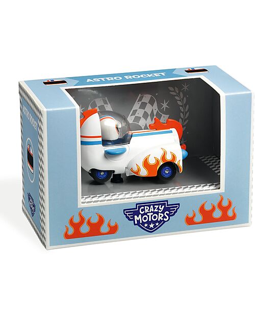 Djeco Toy car Astro Rocket - Crazy motors - in Metal Wooden Toy Cars, Trains & Trucks