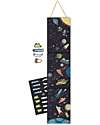 Djeco Wall Chart for Children - Space - Up to 1,40 m Wall Decorations