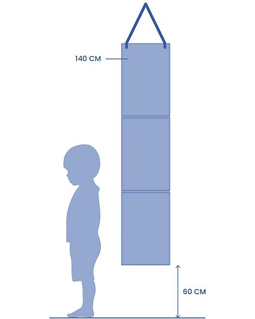 Djeco Wall Chart for Children - Space - Up to 1,40 m Wall Decorations