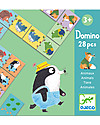 Djeco Wooden Animals Domino - 28 pieces Montessori Toys