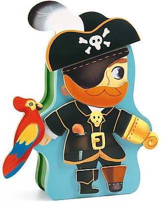 Djeco Wooden Magnetic, Aventuro Stickers & Stamps Sets