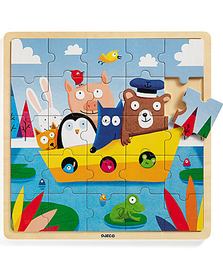 Djeco Wooden Puzzle of Boat Board Games
