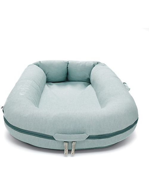 DockAtot DockAtot Deluxe+, 0 to 8 months, Marine Chambray - 100% Oeko-Tex certified cotton, removable cover Baby Nest