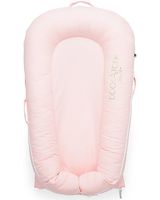 DockAtot DockAtot Deluxe+, 0 to 8 months, Strawberry Cream - 100% Oeko -Tex certified cotton, removable cover Baby Nest