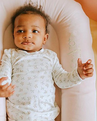 DockAtot DockAtot Deluxe+, 0 to 8 months, Strawberry Cream - 100% Oeko -Tex certified cotton, removable cover Baby Nest