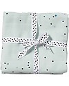 Done By Deer 2-Pack Burp Cloth Dreamy Dots, Blue - 70x70 cm - 100% cotton Burpy Bibs