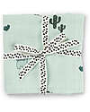 Done By Deer 2-Pack Burp Cloth - Lalee - Blue - 65x65 cm - 100% cotton Snap Bibs