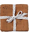 Done By Deer 2-Pack Swaddles Dreamy Dots, Mustard - 120x120 cm - 100% cotton Muslin Swaddle
