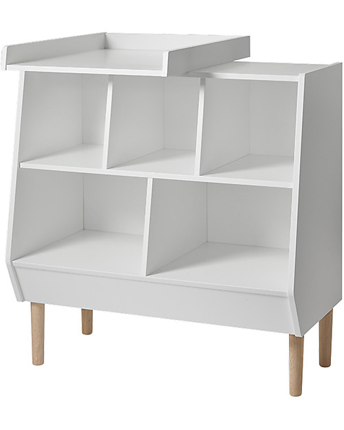 Done By Deer 2in1 Storage Rack, White - Suitable from Birth Dressers