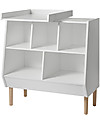 Done By Deer 2in1 Storage Rack, White - Suitable from Birth Dressers