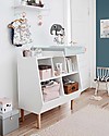 Done By Deer 2in1 Storage Rack, White - Suitable from Birth Dressers