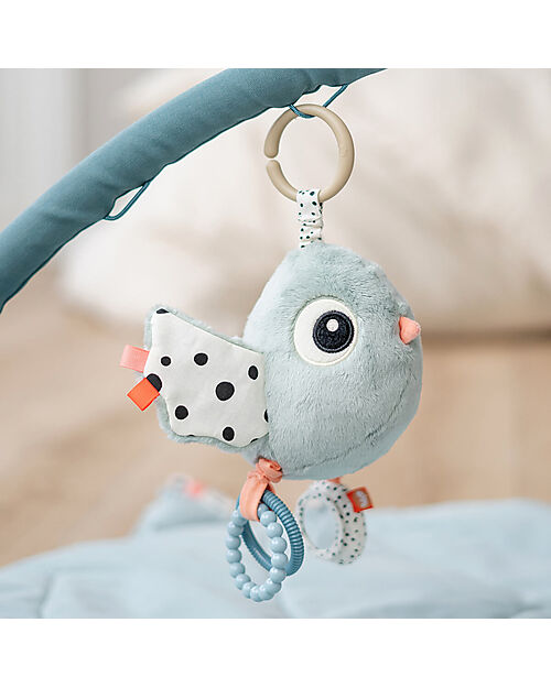 Done By Deer Activity Hanging Toy - Birdee - Blue - Contrast - 0+ Newborn Toys_
