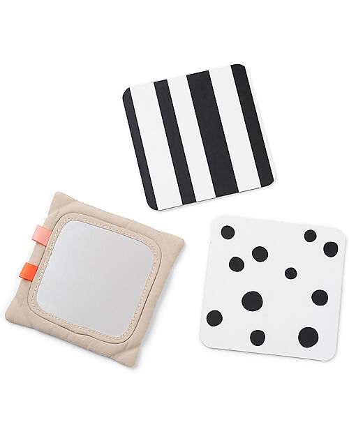 Done By Deer Activity Hanging Toy - Card Holder - Deer Friends - Contrast - 0+ Newborn Toys_