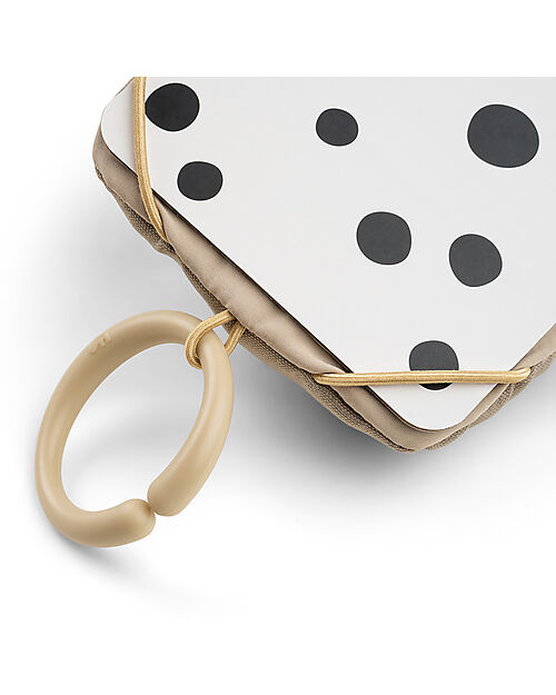 Done By Deer Activity Hanging Toy - Card Holder - Deer Friends - Contrast - 0+ Newborn Toys_