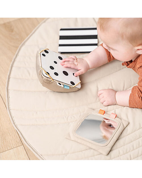 Done By Deer Activity Hanging Toy - Card Holder - Deer Friends - Contrast - 0+ Newborn Toys_