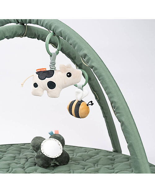 Done By Deer Activity play mat Tiny farm Green Baby Gym