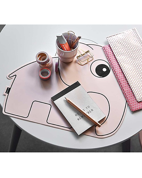 Done By Deer Anti-slip Placemat Elphee, Powder Placemat