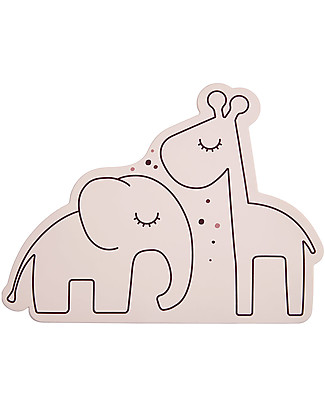 Done By Deer Anti-slip Silicone Placemat Dreamy Dots - Powder Placemat