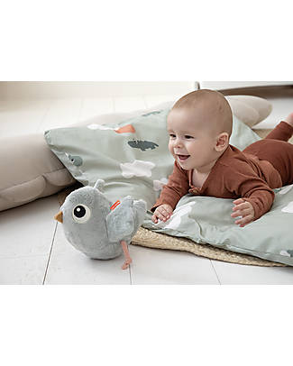 Done By Deer Baby Bed Linen - Happy Clouds - Green - 100% Organic Cotton Bed Sheets and Pillow Cases