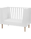 Done By Deer Baby Cot 4in1 with Rails - White - 140x70 cm Cots and Cotbeds