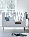 Done By Deer Baby Cot 4in1 with Rails - White - 140x70 cm Cots and Cotbeds