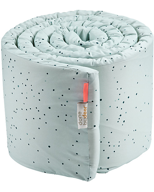 Done By Deer Bed Bumper Dreamy Dots, Blue - Cotton Bumpers