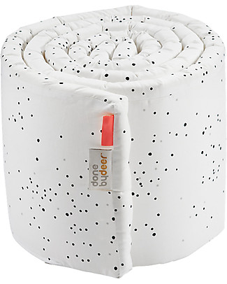 Done By Deer Bed Bumper Dreamy Dots, Powder - Cotton Bumpers