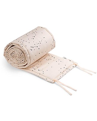 Done By Deer Bed Bumper with strings - Dreamy Dots - Powder - 360 cm Bumpers