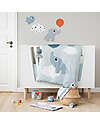 Done By Deer Bedilinen Junior Set - Duvet and Pillow - 100x140 cm -100% Cotton - Blue - Elphee Duvet Sets