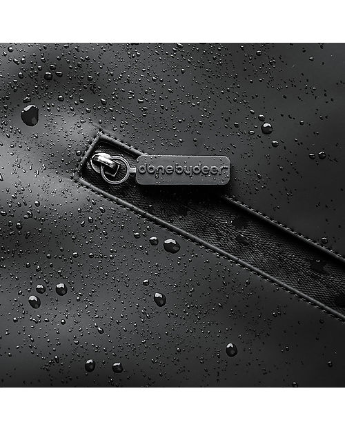 Done By Deer Changing Backpack - Black - Made with PET Recycled Materials Diaper Changing Bags