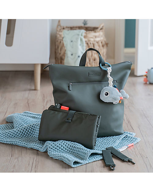 Done By Deer Changing Backpack - Black - Made with PET Recycled Materials Diaper Changing Bags