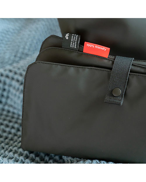 Done By Deer Changing Backpack - Black - Made with PET Recycled Materials Diaper Changing Bags