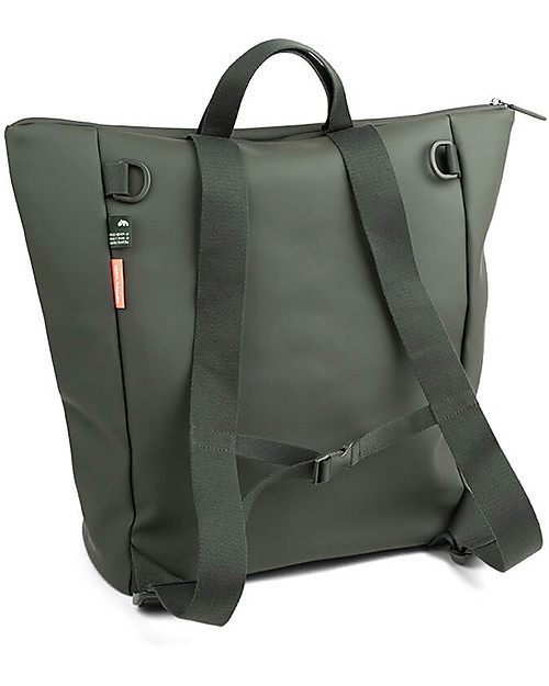 Done By Deer Changing Backpack - Dark Green - Made with PET recycled materials! Changing Backpack