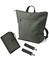 Done By Deer Changing Backpack - Dark Green - Made with PET recycled materials! Changing Backpack