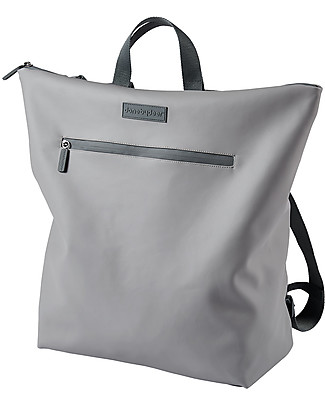 Done By Deer Changing Backpack, Grey - Made with PET recycled bottles! Changing Backpack