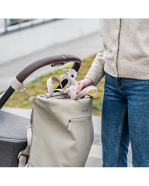 Done By Deer Changing Backpack - Sand - Made with PET recycled materials! Changing Backpack