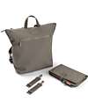 Done By Deer Changing Backpack with Foldable Changing Table and Stroller Hooks - Taupe - Made with recycled bottles! Changing Backpack
