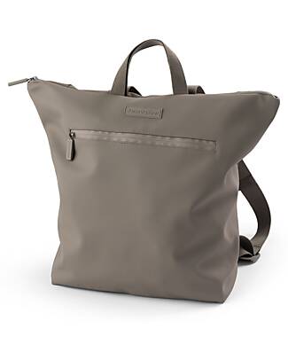 Done By Deer Changing Backpack with Foldable Changing Table and Stroller Hooks - Taupe - Made with recycled bottles! Changing Backpack