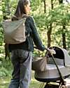 Done By Deer Changing Backpack with Foldable Changing Table and Stroller Hooks - Taupe - Made with recycled bottles! Changing Backpack