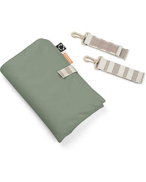 Done By Deer Changing Bag - Quilted - Green - Made with Recycled Plastic Bottles Diaper Changing Bags