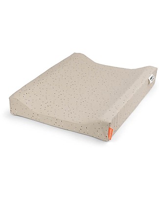 Done By Deer Changing Pad Easy Wipe Confetti Sand - 50x65x10 cm - Waterproof Changing Tables